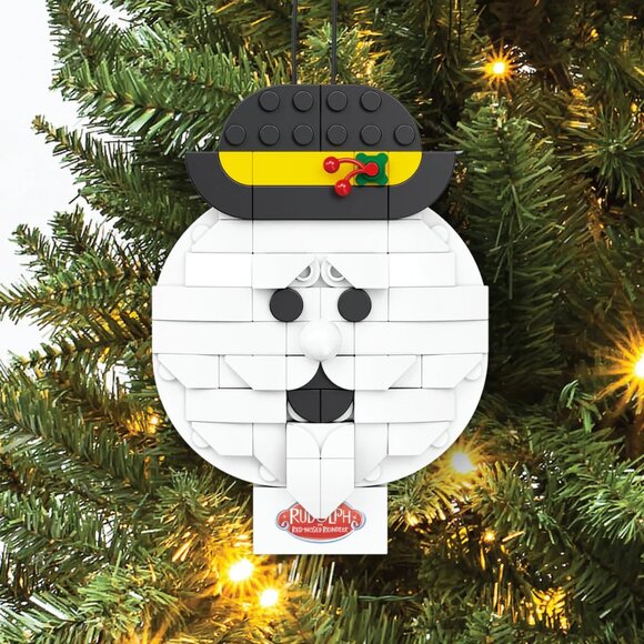 BRICKCRAFT Rudolph the Red-Nosed Reindeer Building Block Kit Christmas Ornaments - Picture 11 of 11